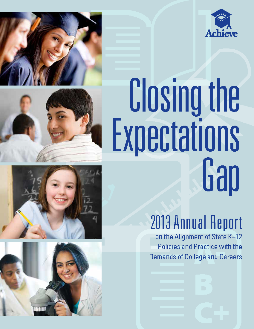 Closing the Expectations Gap 2013 Cover