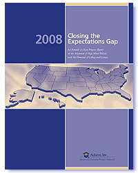 Closing the Expectations Gap 2008 Cover