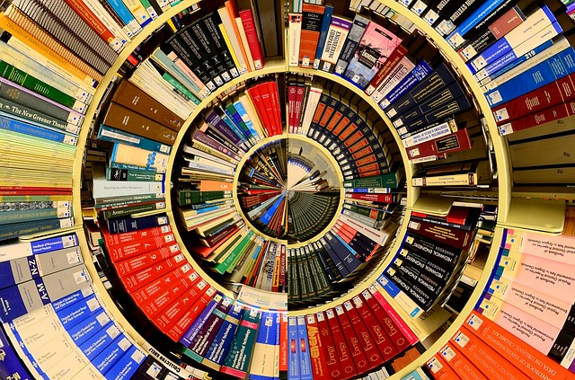 Picture of a circular library.