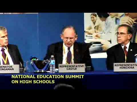 Embedded thumbnail for National Education Summit on High Schools Panel Discussion: The Federal-State Partnership
